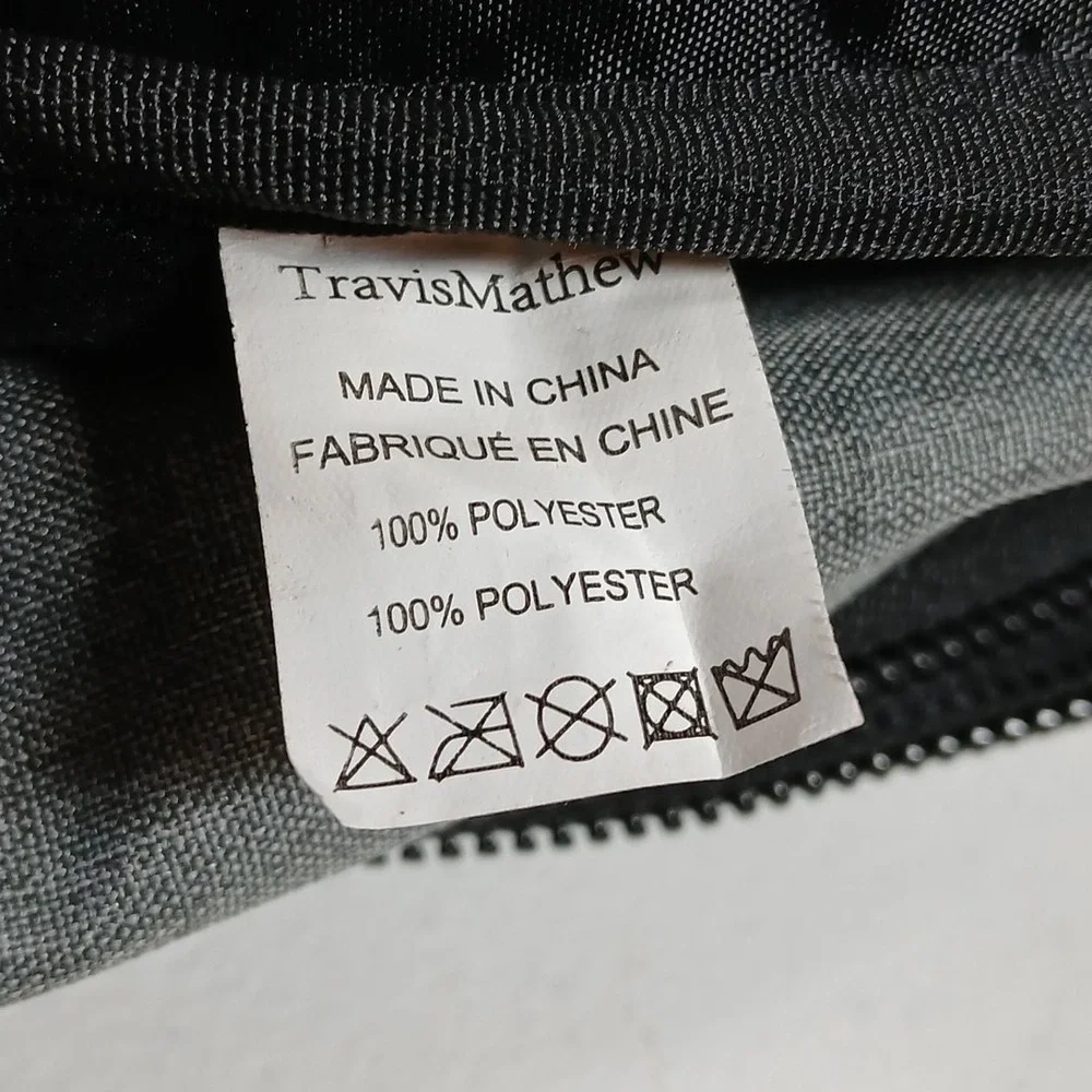 Travis Mathew The Go Laptop Backpack Gray Fleece Lined 12.5